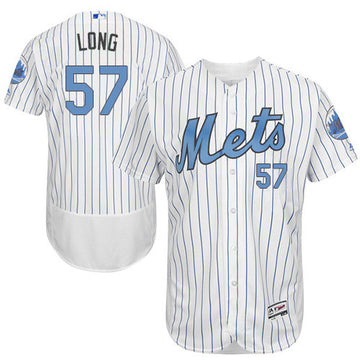 Kevin Long New York Mets white jersey