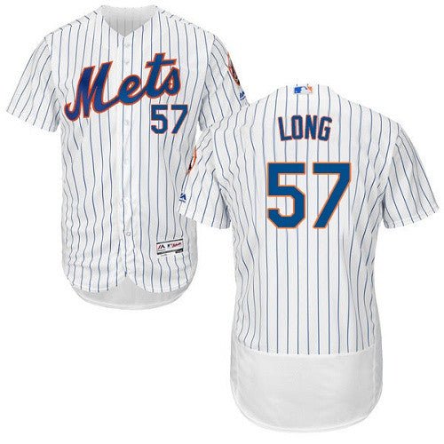Kevin Long New York Mets white jersey