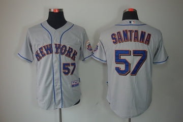 Santana New York Mets grey jersey