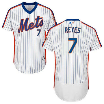 Jose Reyes New York Mets white Cooperstown jersey