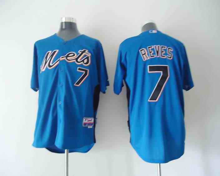 Reves New York Mets blue jersey