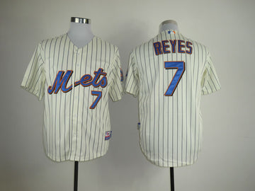 Reyes New York Mets cream jersey