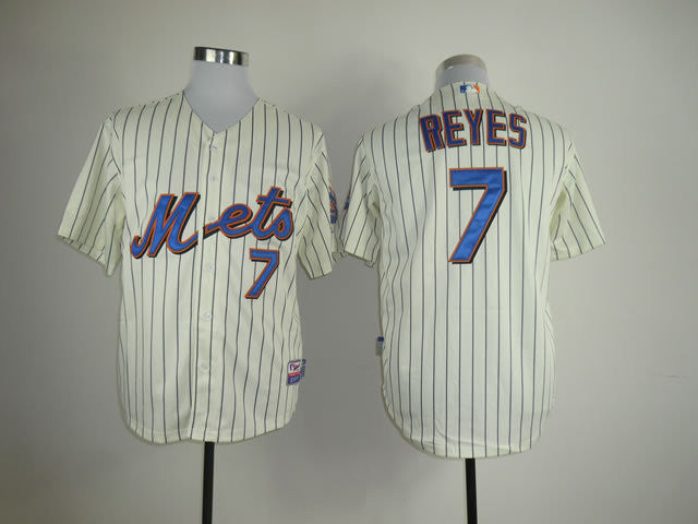 Reyes New York Mets cream jersey