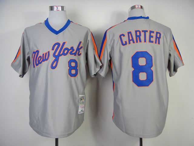 Carter New York Mets grey jersey