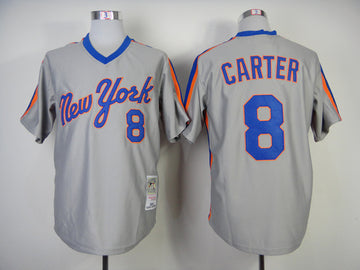 Carter New York Mets grey jersey