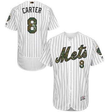 Gary Carter New York Mets white Authentic jersey