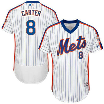 Gary Carter New York Mets white Authentic jersey