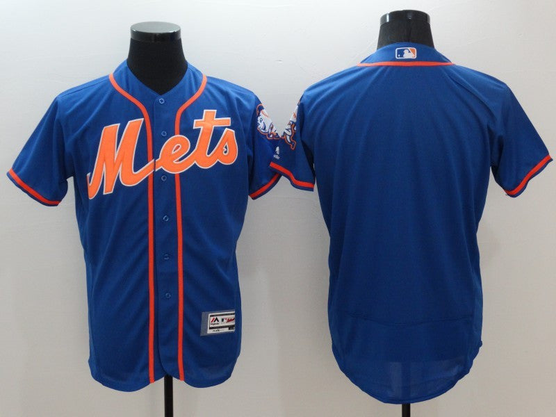 Custom New York Mets blue jersey
