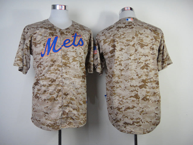 Custom New York Mets camo Camo jersey