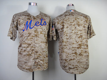 Custom New York Mets camo Camo jersey