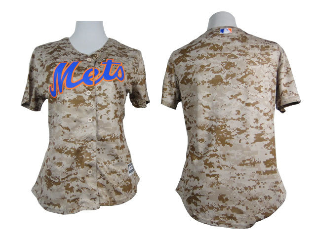Custom New York Mets camo Camo jersey