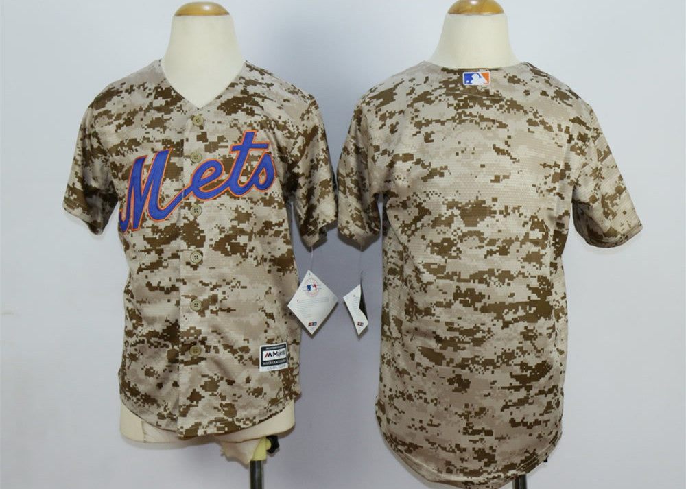 Custom New York Mets camo Camo jersey