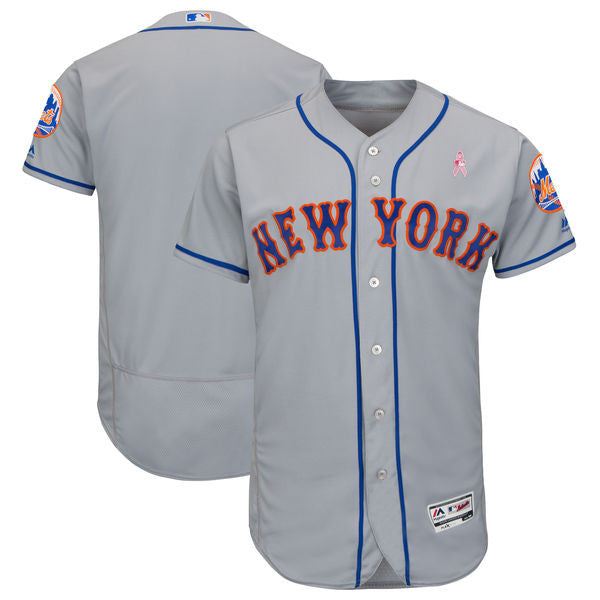 Custom New York Mets gray jersey
