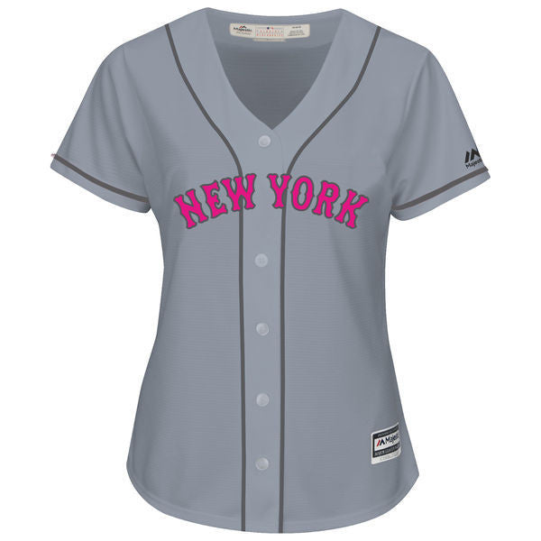 Custom New York Mets gray jersey