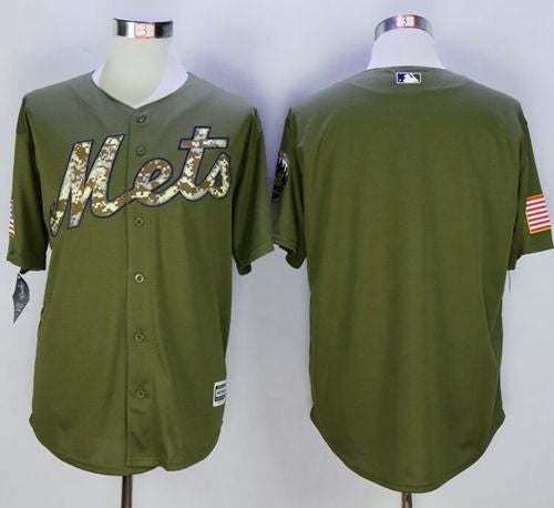 Blank Green New York Mets camo Camo jersey