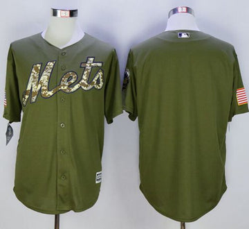 Blank Green New York Mets camo Camo jersey