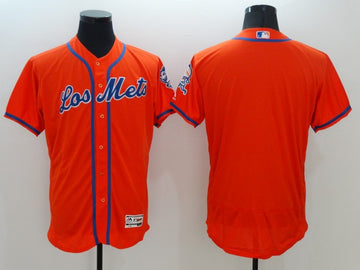 Custom New York Mets orange jersey