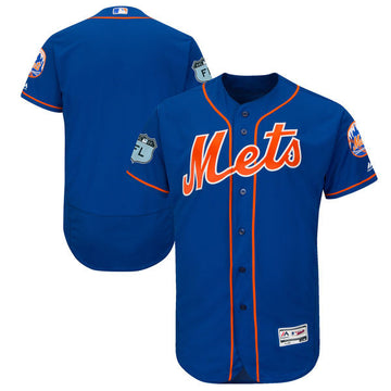 Custom New York Mets royal jersey