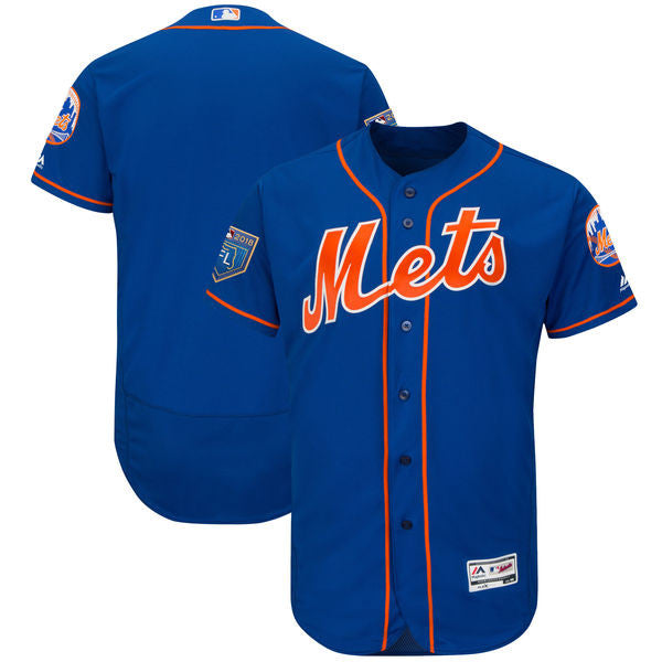 Custom New York Mets royal jersey
