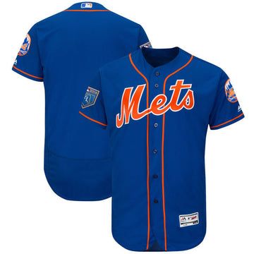 Custom New York Mets royal jersey