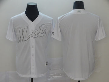 Custom New York Mets white jersey