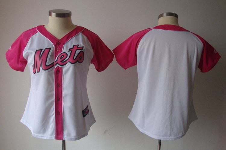 Custom New York Mets white Fashion jersey