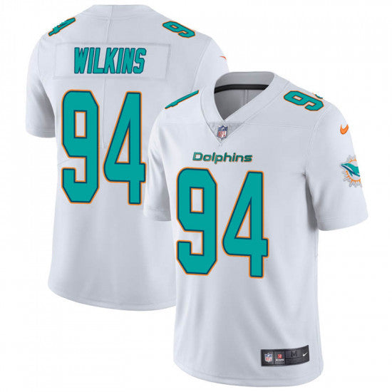 Christian Wilkins Miami Dolphins white Vapor jersey