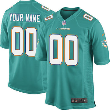 Custom Miami Dolphins green Elite jersey