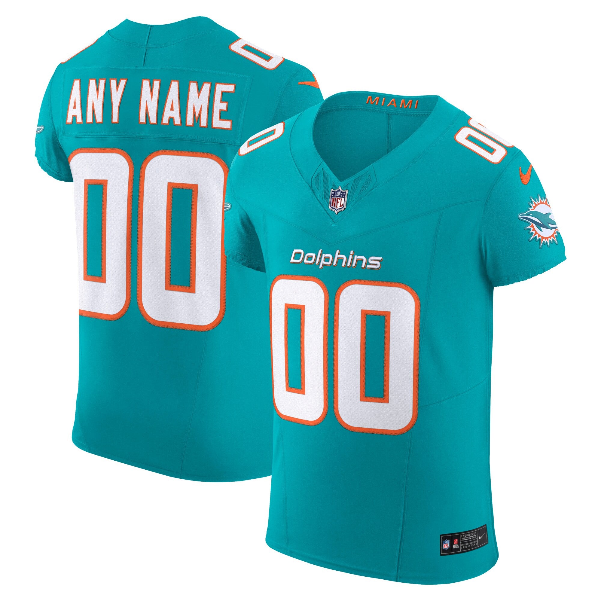 Miami Dolphins aqua Vapor jersey