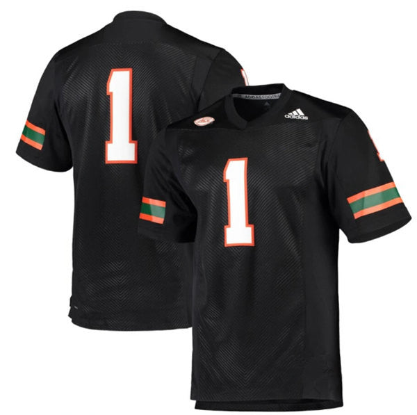 Balck Miami Hurricanes jersey
