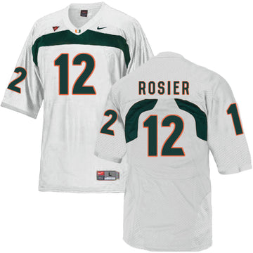 Malik Rosier Miami Hurricanes white jersey