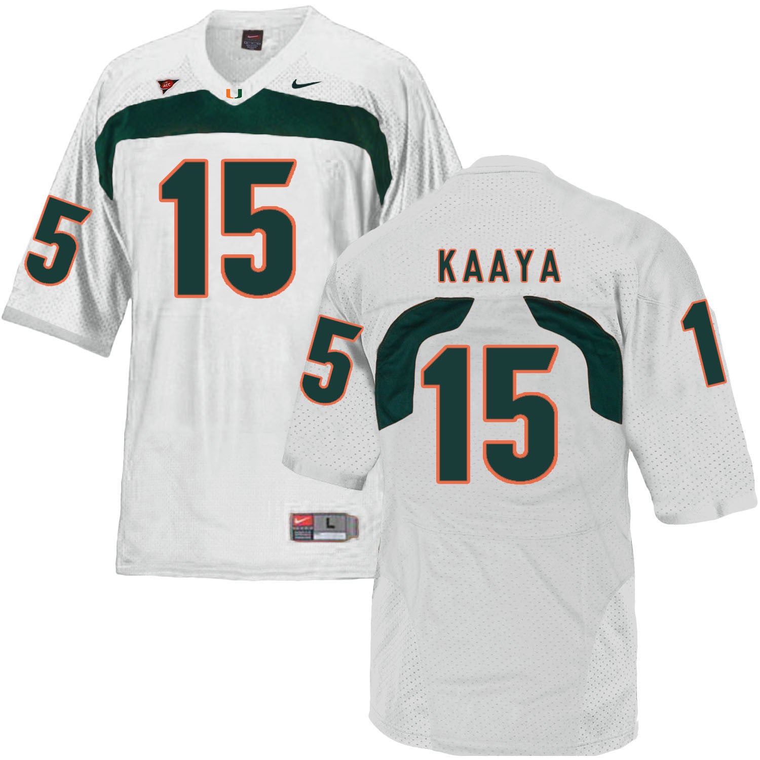 Brad Kaaya Miami Hurricanes white jersey