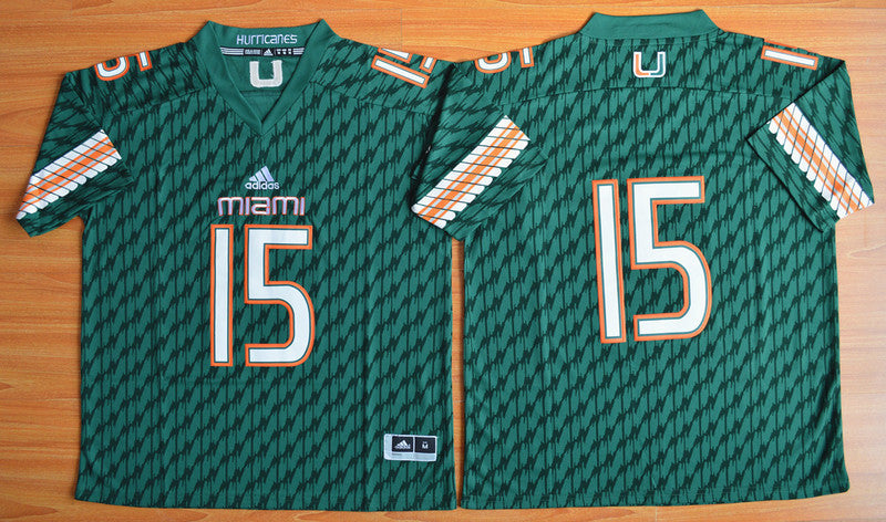 Miami Hurricanes green jersey