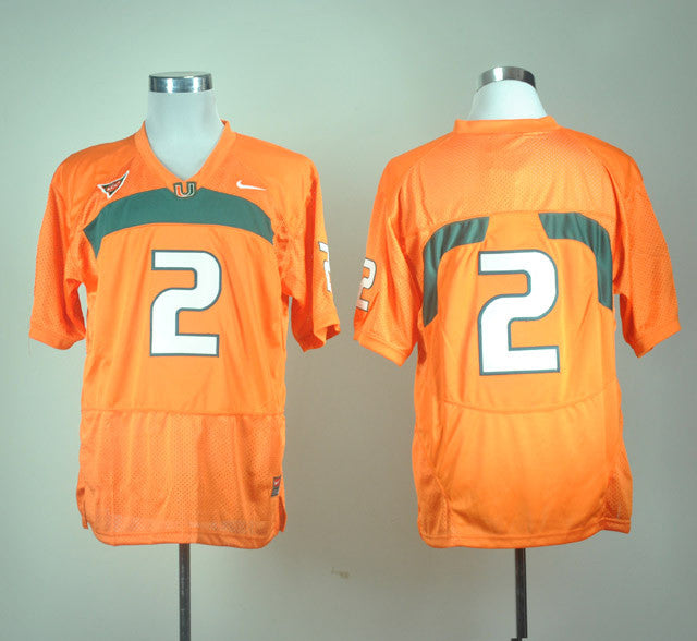 Miami Hurricanes orange jersey