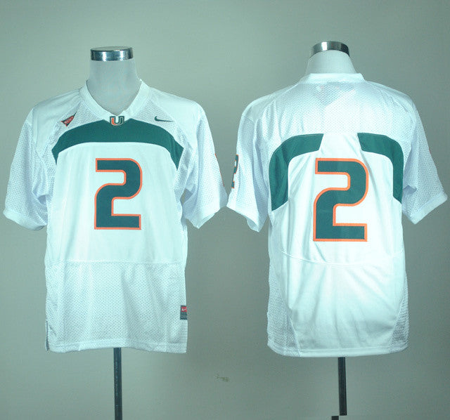 Miami Hurricanes white jersey