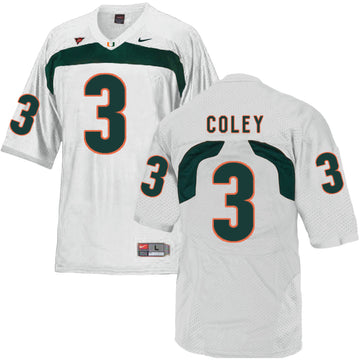 Stacy Coley Miami Hurricanes white jersey