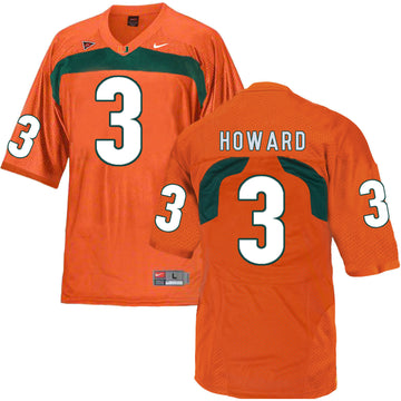 Tracy Howard Miami Hurricanes orange jersey