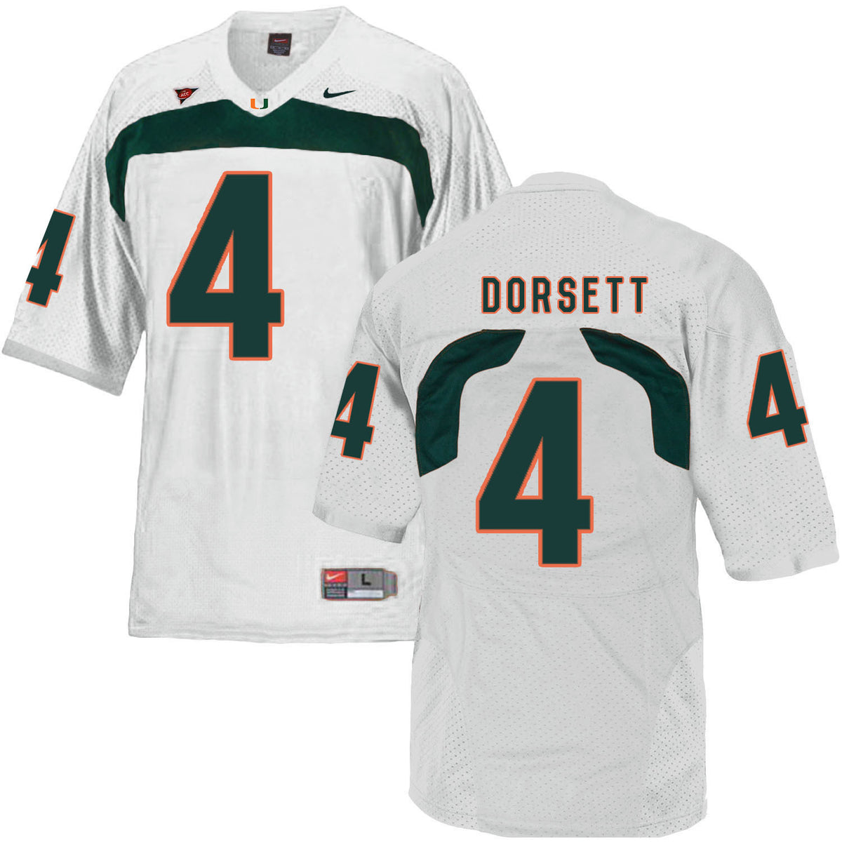 Phillip Dorsett Miami Hurricanes white jersey