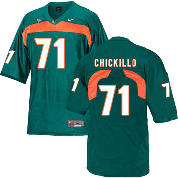 Anthony Chickillo Miami Hurricanes green jersey