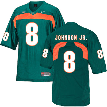 Duke Johnson Miami Hurricanes green jersey