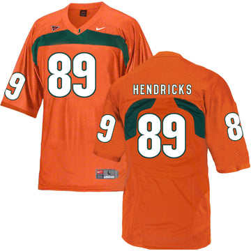 Hendricks Miami Hurricanes orange jersey