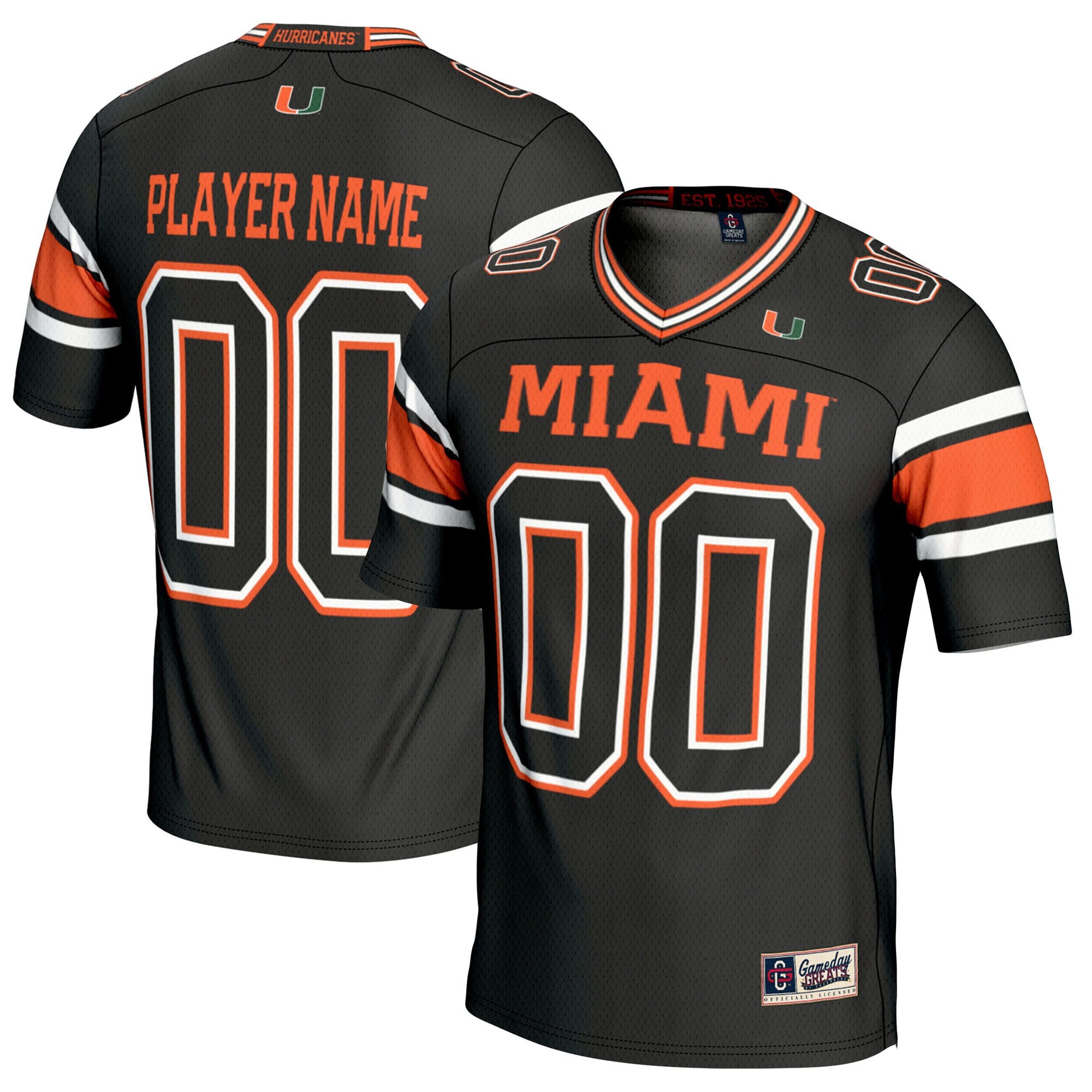 Miami Hurricanes black jersey