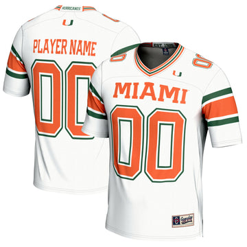 Miami Hurricanes white jersey