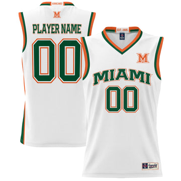 Miami Hurricanes white jersey