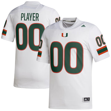 Miami Hurricanes white jersey