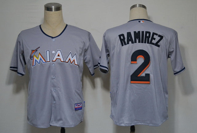 Ramirez Miami Marlins grey jersey
