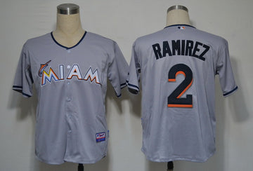 Ramirez Miami Marlins grey jersey