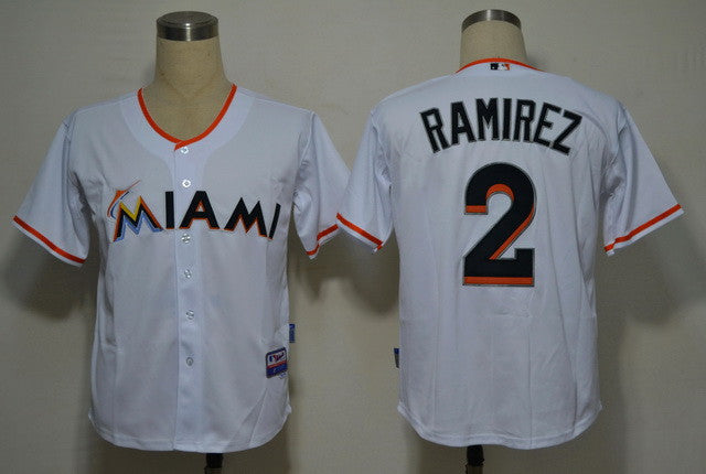Ramirez Miami Marlins white jersey