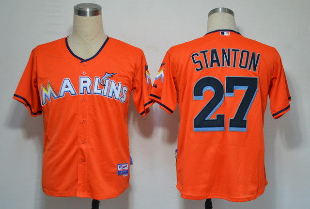 Stanton Miami Marlins orange jersey