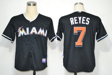 Jose Reyes Miami Marlins black jersey